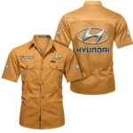 Auto Exclusive Logo Short Sleeved Shirt, Gift For Auto Enthusiasts CAR444 - Turmeric