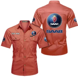 Family Car Exclusive Logo Short Sleeved Shirt, Gift For Family Car Lovers CAR444 - Red