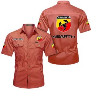Racing Car Fans Exclusive Logo Short Sleeved Shirt, Gift For Racing Car Fans Enthusiasts CAR444 - Red