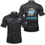 Italian Superbike Exclusive Logo Short Sleeved Shirt, Gift For Italian Superbike Enthusiasts CAR444 - Black