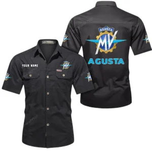 Italian Superbike Exclusive Logo Short Sleeved Shirt, Gift For Italian Superbike Enthusiasts CAR444 - Black