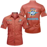 Sport Bike Exclusive Logo Short Sleeved Shirt, Gift For Sport Bike Enthusiasts CAR444 - Red