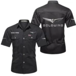 Sport Bike Exclusive Logo Short Sleeved Shirt, Gift For Sport Bike Lovers CAR444 - Black