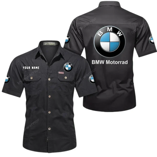 Touring Bike Exclusive Logo Short Sleeved Shirt, Gift For Touring Bike Lovers CAR444 - Black