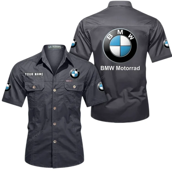Urban Two-Wheeler Exclusive Logo Short Sleeved Shirt, Gift For Urban Two-Wheeler Lovers CAR444 - Gray