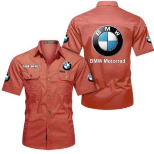 Long-Distance Touring Motorcycle Exclusive Logo Short Sleeved Shirt, Gift For Long-Distance Touring Motorcycle Enthusiasts CAR444 - Red