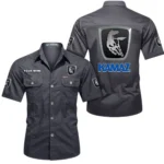 All-Terrain Vehicle Exclusive Logo Short Sleeved Shirt, Gift For All-Terrain Vehicle Lovers CAR444 - Gray