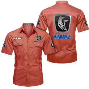 Utility Vehicle Exclusive Logo Short Sleeved Shirt, Gift For Utility Vehicle Lovers CAR444 - Red