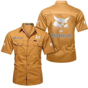 Landscaping Loader Exclusive Logo Short Sleeved Shirt, Gift For Landscaping Loader Enthusiasts CAR444 - Turmeric