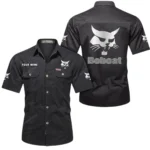 Skid Steer Machine Exclusive Logo Short Sleeved Shirt, Gift For Skid Steer Machine Lovers CAR444 - Black