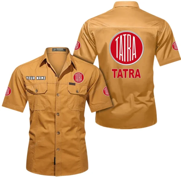 Terrain Master Exclusive Logo Short Sleeved Shirt, Gift For Terrain Master Enthusiasts CAR444 - Turmeric