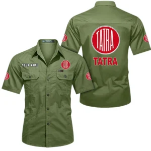 Industrial Hauler Exclusive Logo Short Sleeved Shirt, Gift For Industrial Hauler Enthusiasts CAR444 - Fruit Green