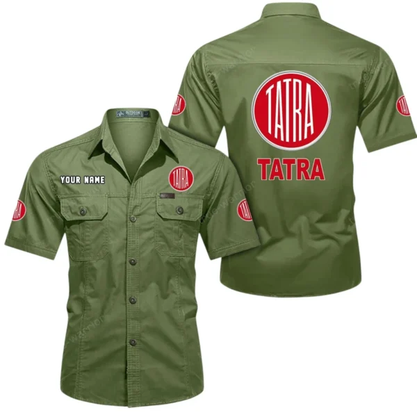 Industrial Hauler Exclusive Logo Short Sleeved Shirt, Gift For Industrial Hauler Enthusiasts CAR444 - Fruit Green