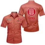 Adventure Truck Exclusive Logo Short Sleeved Shirt, Gift For Adventure Truck Enthusiasts CAR444 - Red