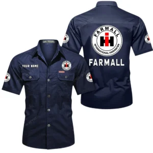 All-Purpose Tractor Exclusive Logo Short Sleeved Shirt, Gift For All-Purpose Tractor Lovers CAR444 - Dark Blue