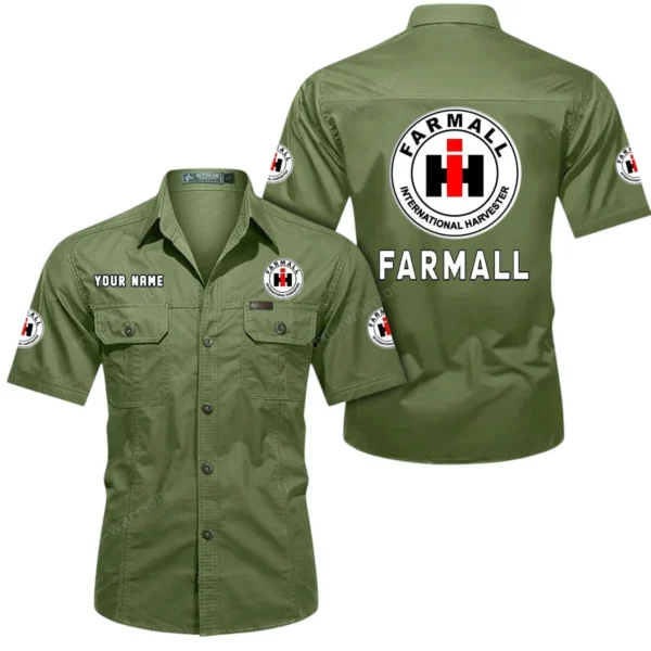 Soil Tiller Exclusive Logo Short Sleeved Shirt, Gift For Soil Tiller Lovers CAR444 - Fruit Green