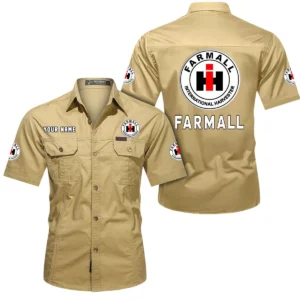 Rural Work Companion Exclusive Logo Short Sleeved Shirt, Gift For Rural Work Companion Lovers CAR444 - Khaki