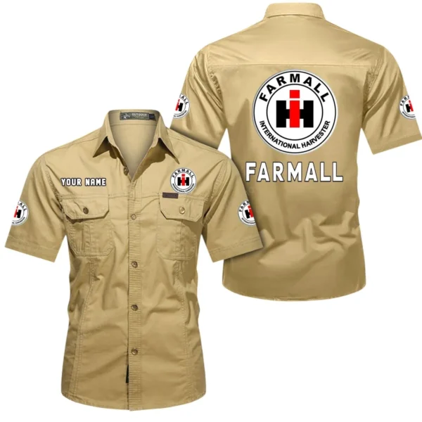 Rural Work Companion Exclusive Logo Short Sleeved Shirt, Gift For Rural Work Companion Lovers CAR444 - Khaki