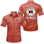Agricultural Power Machine Exclusive Logo Short Sleeved Shirt, Gift For Agricultural Power Machine Enthusiasts CAR444 - Red