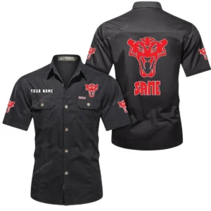 Farm Workhorse Exclusive Logo Short Sleeved Shirt, Gift For Farm Workhorse Enthusiasts CAR444 - Black