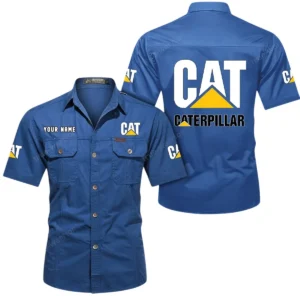 Granite Gearworks Exclusive Logo Short Sleeved Shirt, Gift For Granite Gearworks Lovers CAR444 - Cowboy Blue