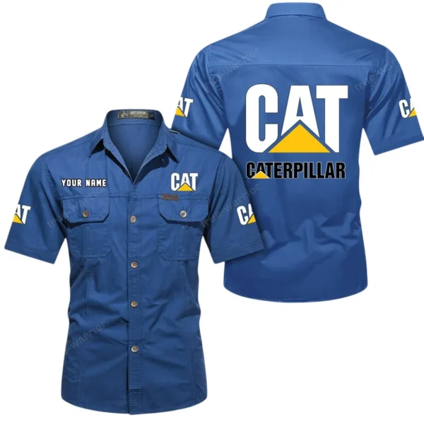 Granite Gearworks Exclusive Logo Short Sleeved Shirt, Gift For Granite Gearworks Lovers CAR444 - Cowboy Blue