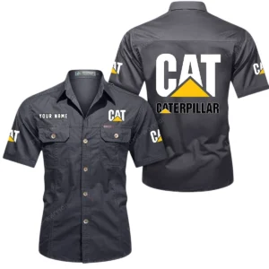 QuarryQuest Equipment Exclusive Logo Short Sleeved Shirt, Gift For QuarryQuest Equipment Lovers CAR444 - Gray