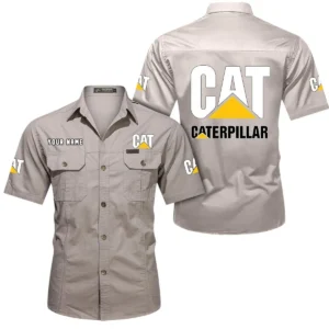BoulderBeast Works Exclusive Logo Short Sleeved Shirt, Gift For BoulderBeast Works Lovers CAR444 - Beige