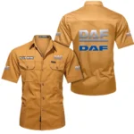 Industrial Vehicle Exclusive Logo Short Sleeved Shirt, Gift For Industrial Vehicle Enthusiasts CAR444 - Turmeric