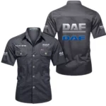 Transport Vehicle Exclusive Logo Short Sleeved Shirt, Gift For Transport Vehicle Enthusiasts CAR444 - Gray