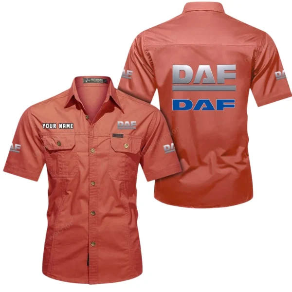 Road Hauler Exclusive Logo Short Sleeved Shirt, Gift For Road Hauler Enthusiasts CAR444 - Red