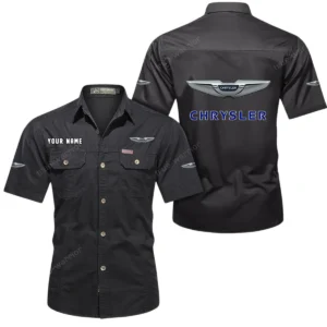Full-Size Car  Exclusive Logo Short Sleeved Shirt, Gift For Full-Size Car  Enthusiasts CAR444 - Black