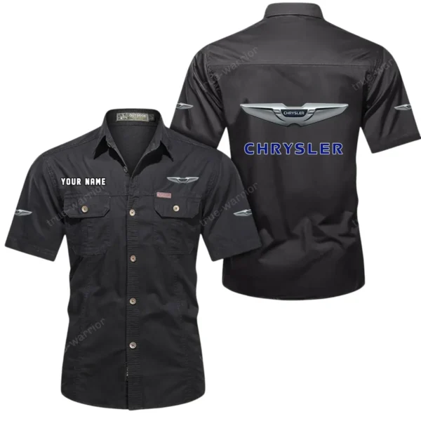 Full-Size Car  Exclusive Logo Short Sleeved Shirt, Gift For Full-Size Car  Enthusiasts CAR444 - Black