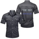 Family Car  Exclusive Logo Short Sleeved Shirt, Gift For Family Car  Enthusiasts CAR444 - Gray