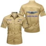 Premium Ride  Exclusive Logo Short Sleeved Shirt, Gift For Premium Ride  Enthusiasts CAR444 - Khaki