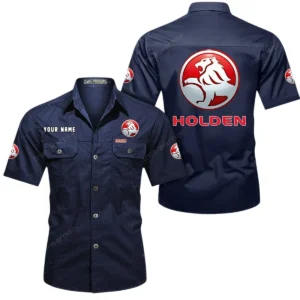 Utility Vehicle (Ute) Exclusive Logo Short Sleeved Shirt, Gift For Utility Vehicle (Ute) Lovers CAR444 - Dark Blue