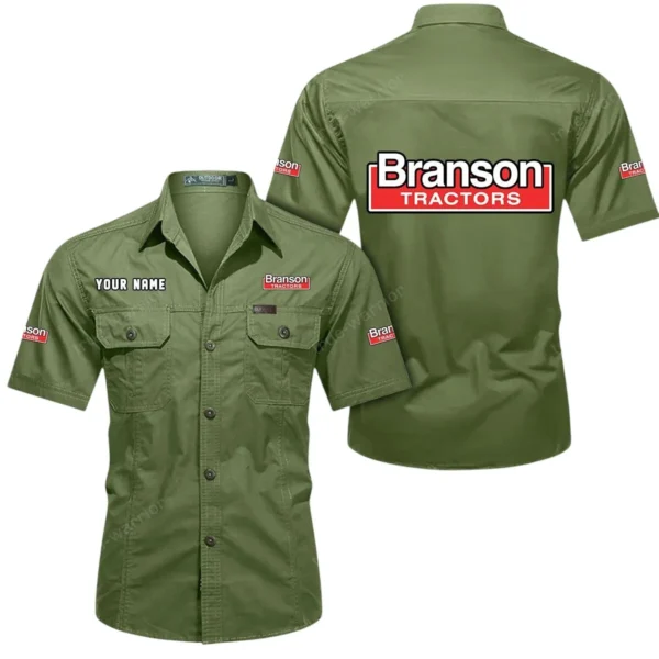 Small Farm Vehicle Exclusive Logo Short Sleeved Shirt, Gift For Small Farm Vehicle Enthusiasts CAR444 - Fruit Green