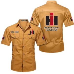 Rural Work Vehicle Exclusive Logo Short Sleeved Shirt, Gift For Rural Work Vehicle Lovers CAR444 - Turmeric