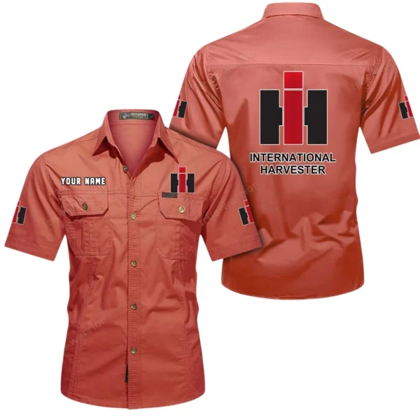 Tillage Tractor Exclusive Logo Short Sleeved Shirt, Gift For Tillage Tractor Lovers CAR444 - Red