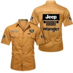 4x4 Vehicle Maker Exclusive Logo Short Sleeved Shirt, Gift For 4x4 Vehicle Maker Enthusiasts CAR444 - Turmeric
