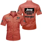 Off-Road SUV Brand Exclusive Logo Short Sleeved Shirt, Gift For Off-Road SUV Brand Enthusiasts CAR444 - Red