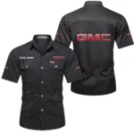 Heavy-Duty Vehicle Exclusive Logo Short Sleeved Shirt, Gift For Heavy-Duty Vehicle Enthusiasts CAR444 - Black