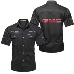 Heavy-Duty Vehicle Exclusive Logo Short Sleeved Shirt, Gift For Heavy-Duty Vehicle Enthusiasts CAR444 - Black