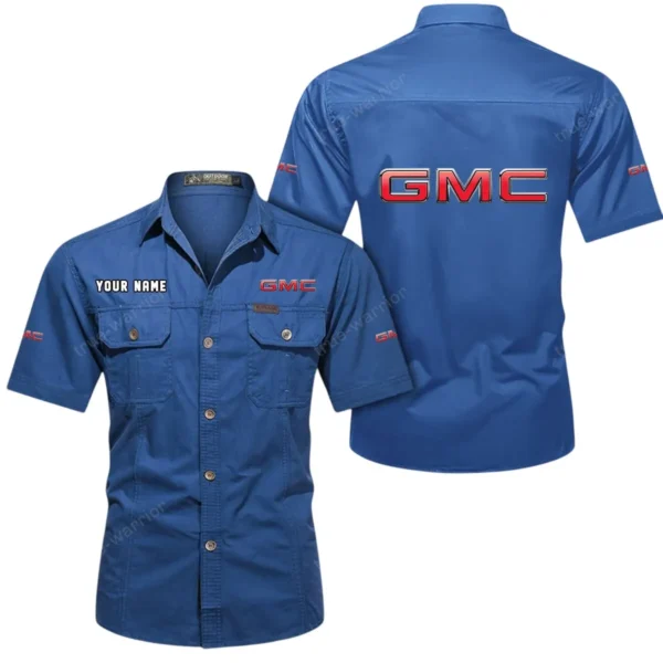 Utility SUV Exclusive Logo Short Sleeved Shirt, Gift For Utility SUV Enthusiasts CAR444 - Cowboy Blue