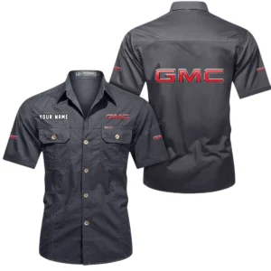 Commercial Vehicle Exclusive Logo Short Sleeved Shirt, Gift For Commercial Vehicle Enthusiasts CAR444 - Gray