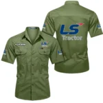 Agricultural Tractor Exclusive Logo Short Sleeved Shirt, Gift For Agricultural Tractor Enthusiasts CAR444 - Fruit Green