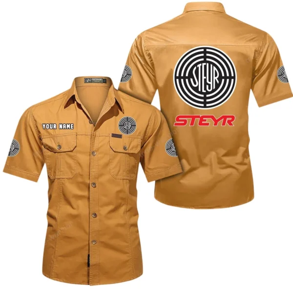 Reliable Workhorse Tractor Exclusive Logo Short Sleeved Shirt, Gift For Reliable Workhorse Tractor Lovers CAR444 - Turmeric