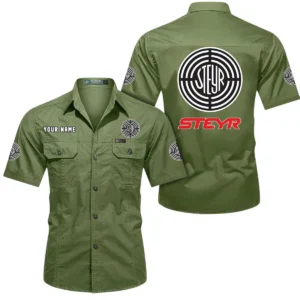 Robust Utility Tractor Exclusive Logo Short Sleeved Shirt, Gift For Robust Utility Tractor Lovers CAR444 - Fruit Green