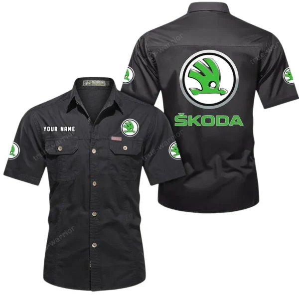 Mid-Size Sedan  Exclusive Logo Short Sleeved Shirt, Gift For Mid-Size Sedan  Enthusiasts CAR444 - Black