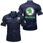 Everyday Driver  Exclusive Logo Short Sleeved Shirt, Gift For Everyday Driver  Enthusiasts CAR444 - Dark Blue